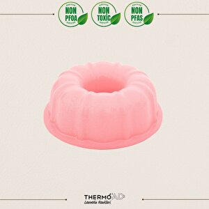 Thermoad | Klasik Kek Kalıbı | Pembe | 24 Cm