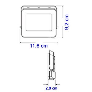 Bvp150 10w Led Projektör 6500k Beyaz