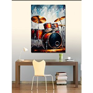 Kanvas Tablo Davul Seti 100x140 cm