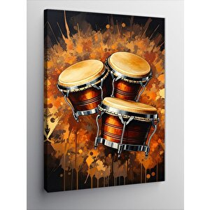 Kanvas Tablo Bongo Davulları 100x140 cm