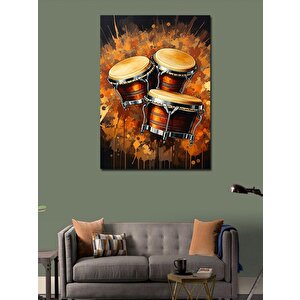 Kanvas Tablo Bongo Davulları 100x140 cm