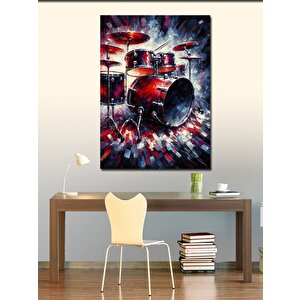 Kanvas Tablo Ritim Davul Seti 50x70 cm
