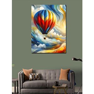 Kanvas Tablo Gökyüzünde Sıcak Hava Balonu 50x70 cm