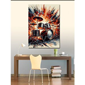Kanvas Tablo Patlayan Davul Seti 70x100 cm