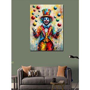 Kanvas Tablo Palyaço Jonglör 50x70 cm