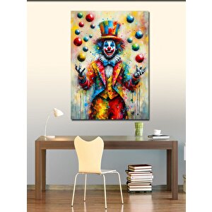 Kanvas Tablo Palyaço Jonglör 100x140 cm