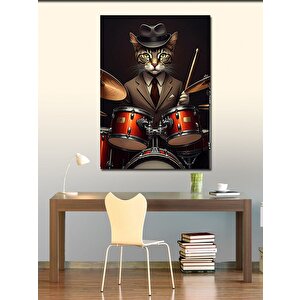 Kanvas Tablo Jazz Davulcusu 50x70 cm