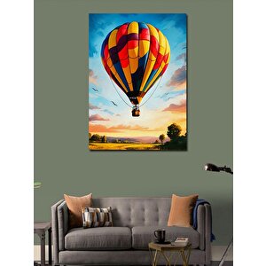 Kanvas Tablo Sıcak Hava Balonu 100x140 cm