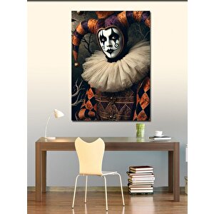 Kanvas Tablo Maskeli Palyaço 70x100 cm