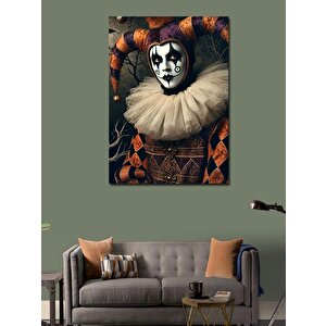 Kanvas Tablo Maskeli Palyaço 70x100 cm