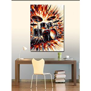 Kanvas Tablo Patlayan Davul Seti 70x100 cm