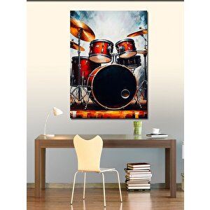 Kanvas Tablo Davul Seti Performansı 50x70 cm