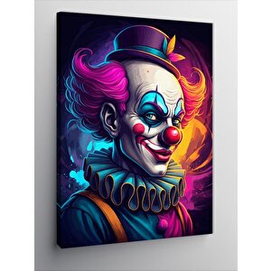Kanvas Tablo Renkli Palyaço 100x140 cm