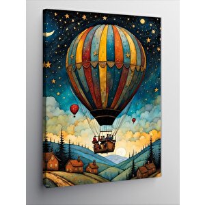Kanvas Tablo Sıcak Hava Balonu 70x100 cm