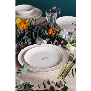 Kütahya Porselen Tiny Miny 6 Parça 21 Cm Pasta Takımı