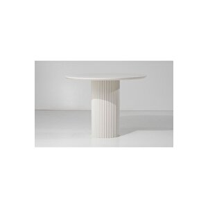 Breeze Yuvarlak Ahşap Bohem Masa 130x130