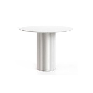 Breeze Yuvarlak Ahşap Bohem Masa 130x130