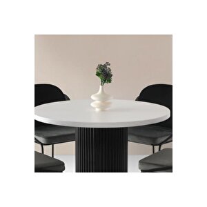 Breeze Yuvarlak Ahşap Bohem Masa 130x130