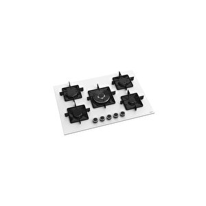 Ss036 Kare Emaye Izg.75 Cm  Beyaz Cam Ocak