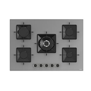 Steamart Ss Serisi Gri Set (ss038 + Xe64cpr +d082 ) -75'lik Seri Kare Emaye Izgara