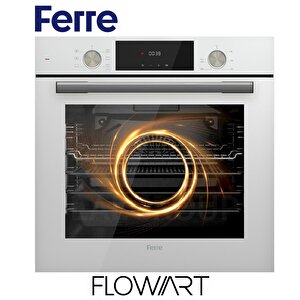 Ferre Flowart Ss Serisi Beyaz Set (ss036 + Qms63cb +d064 ) -75'lik Seri - Kare Emaye Izgara