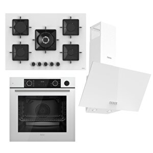 Steamart Ss Serisi Beyaz Set (ss036 + Xe64cb +d087 ) -75'lik Seri - Kare Emaye Izgara