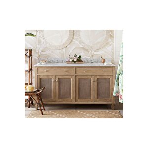 Ahşap Paris Banyo Dolabı