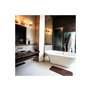Ahşap Safran Banyo Dolabı