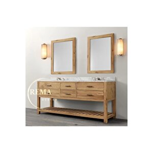 Ahşap Neptün Banyo Dolabı