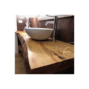 Ahşap Wood Banyo Dolabı