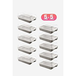 10'lu Set 5 Kadın & 5 Erkek Terra Ayakkabı Kutusu
