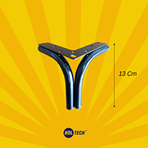 Metal Tasarım Koltuk Kanepe Yatak Baza Berjer Tv Ünitesi Mobilya Ayağı 13 Cm - ( 4 ' Lü Paket )