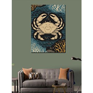 Kanvas Tablo Yengeç Yolu 100x140 cm