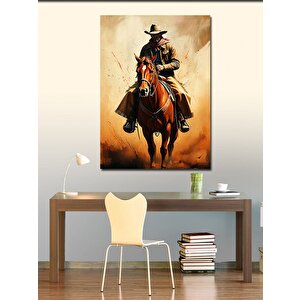 Kanvas Tablo Kitap Okuyan Baykuş 50x70 cm