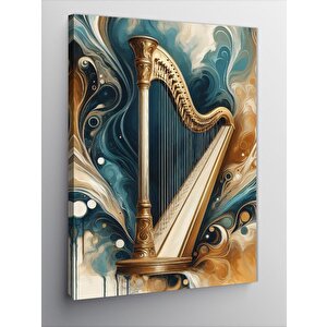 Kanvas Tablo Gazete Okuyan Tilki 50x70 cm