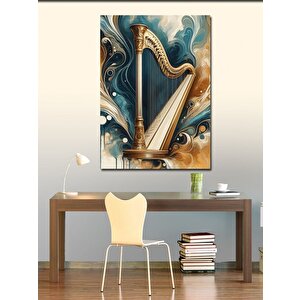 Kanvas Tablo Gazete Okuyan Tilki 50x70 cm