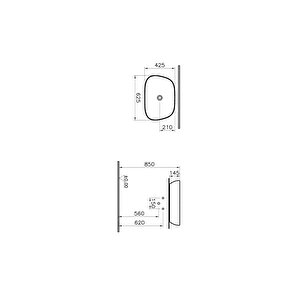 Vitra Outline Çanak Lavabo 60 Cm Mat Bej 5993b420-0016