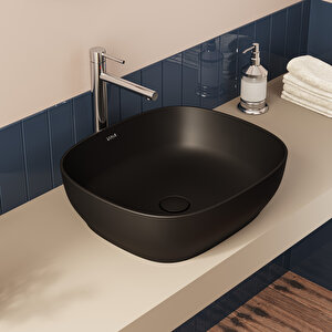 Vitra Outline Çanak Lavabo Mat Siyah 45cm 5994b483-0016