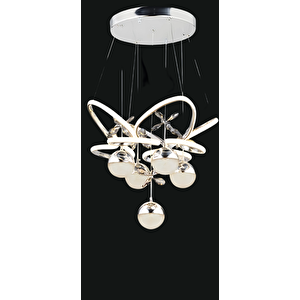 Lotus 4 Toplu Kristal Led Avize