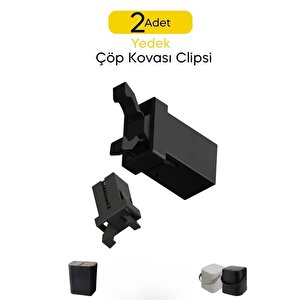2 Adet Çöp Kovası Yedek Kilidi Klipsi Mit1096