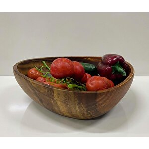 Akasya Sunumluk Bol Kase Meyvelik 25 Cm Üçgen