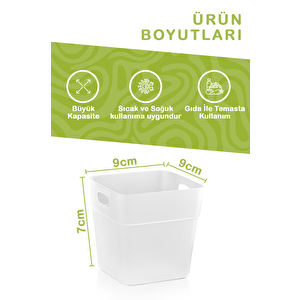 Mithra Life 12 Adet Buzdolabı Kapak İçi Düzenleyici Ve Banyo Organizer Mit1104