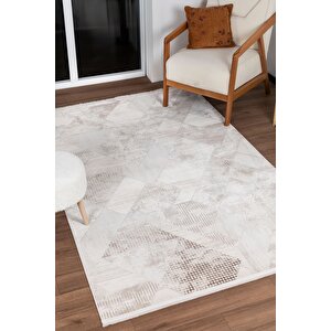 Bienal Vl Saçaklı Modern Dokuma Halı,yüksek Kalite Oturma Odası,salon,mutfak Halısı 8699a-bej 100x300 cm