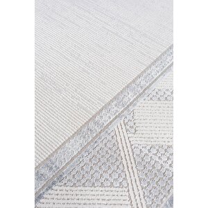 Bienal Vl Saçaklı Modern Dokuma Halı,yüksek Kalite Oturma Odası,salon,mutfak Halısı 8664a-gri