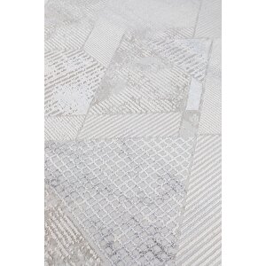 Bienal Vl Saçaklı Modern Dokuma Halı,yüksek Kalite Oturma Odası,salon,mutfak Halısı 8699a-gri