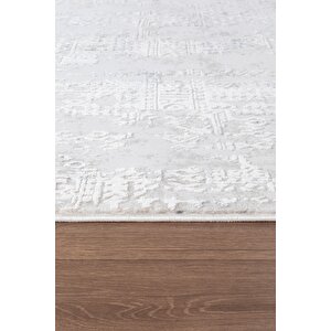 Bienal Vl Saçaklı Modern Dokuma Halı,yüksek Kalite Oturma Odası,salon,mutfak Halısı 8633a-gri