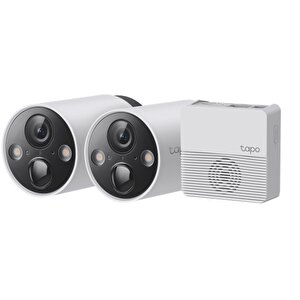 Tapo C420s2 2k Qhd Akıllı Kablosuz Güvenlik Kamerası Sistemi, 2 Kameralı Sistem
