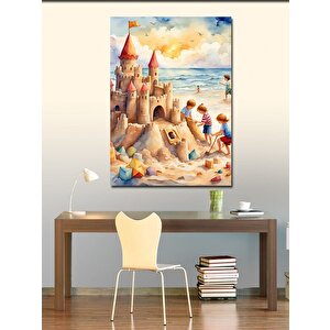 Kanvas Tablo Kumdan Kale 70x100 cm