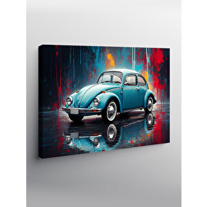 Kanvas Tablo Retro Klasik Araba 70x100 cm