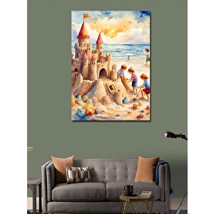 Kanvas Tablo Kumdan Kale 50x70 cm